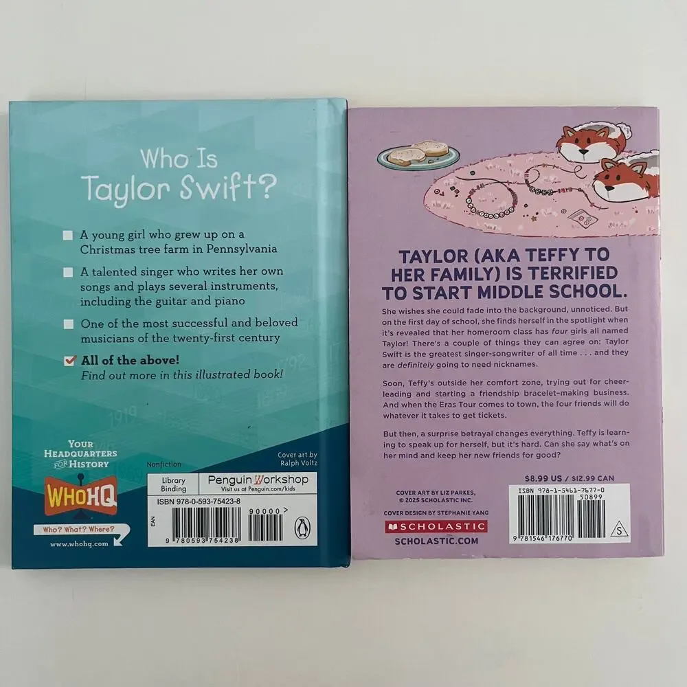 Taylor Swift Kids Book Bundle - 2 Books